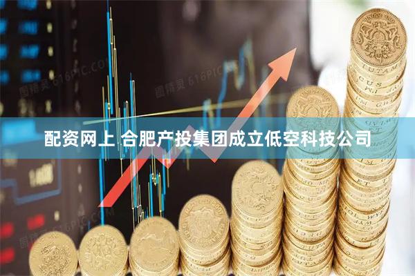 配资网上 合肥产投集团成立低空科技公司